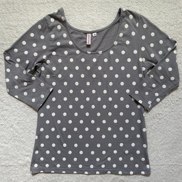 Penshoppe Polka Dot Grey Tee - Picture 1 of 2